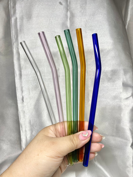 Curved Glass Straw